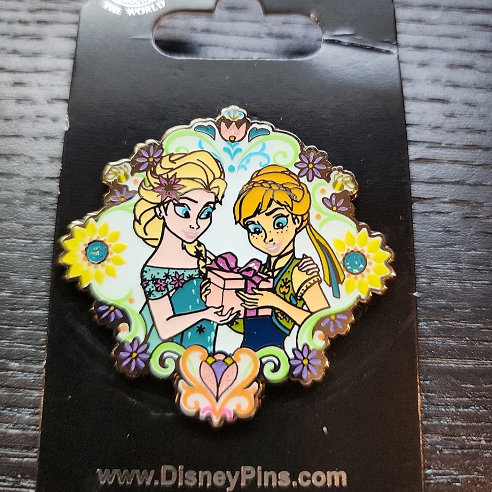 DisneyParks Frozen Ever After Pin Featuring Anna and Elsa
